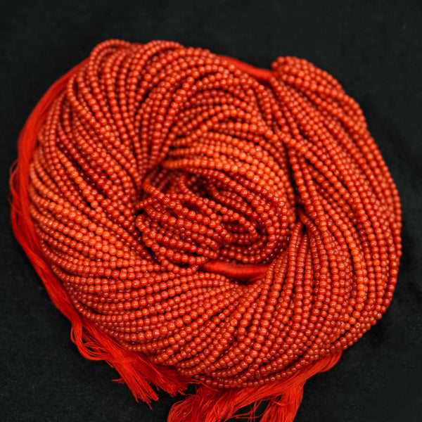 Natural AAA Grade  Rondelle Coral Beads Strand