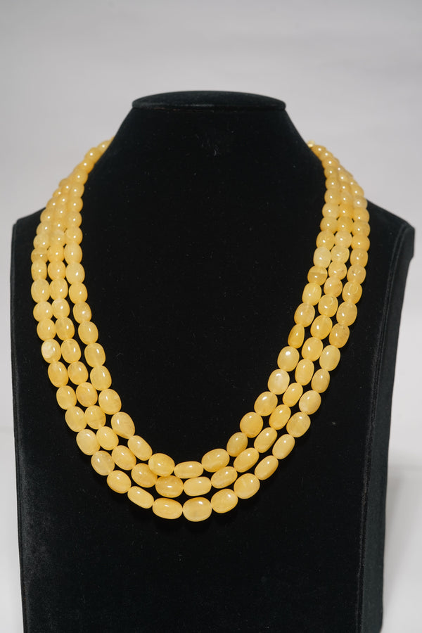Natural Yellow Aventurine  Smooth Tumbles AAA Grade Gemstone Beads Strand