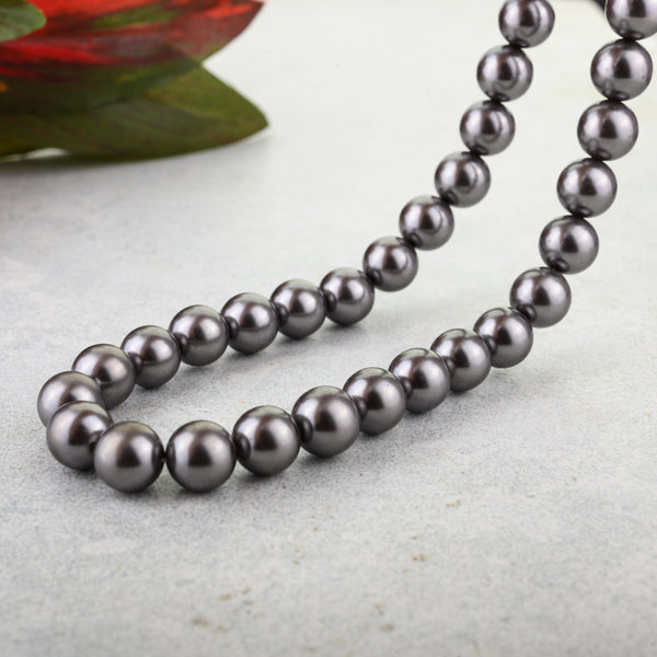 Grey South Sea Shell Freshwater Pearls
